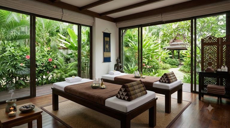 Phục hồi sau vòng golf tại một resort golf Thái Lan